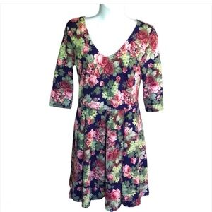 LUSH fun, flirty, floral dress. Size M